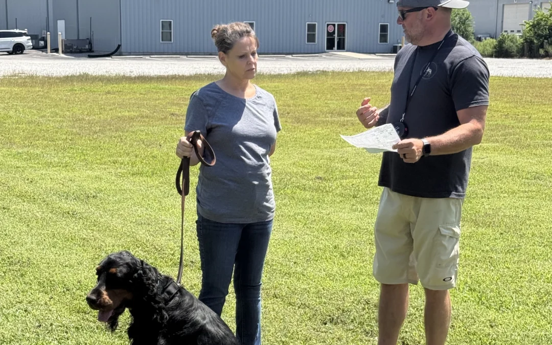 Larry Providing Dog Training Tips