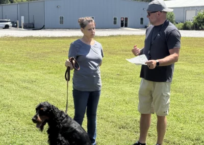 Larry Providing Dog Training Tips